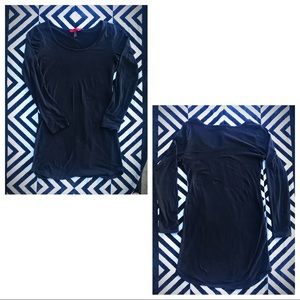 2/$15 Women’s Long Sleeve Mini Dress - Black
